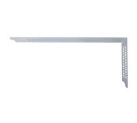 hedue® Équerre de charpentier ZN - Equerre charpentier en acier inoxydable, équerre charpentier avec trous de marquage, 800 mm