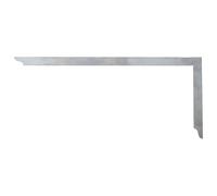 hedue® Équerre de charpentier ZN - Équerre de menuisier en acier inoxydable sans soudure, angle droit 90°, 600 mm