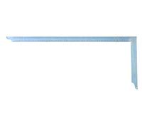 hedue® Équerre de charpentier ZV - Équerre de menuisier en acier galvanisé sans soudure, graduation millimétrique type A, angle droit 90°, 800 mm