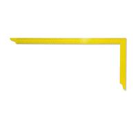 Hedue® équerre de charpentier ZY - Equerre de charpentier jaune avec échelle en mm type A, 600 mm