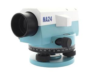 Hedue® Nivellement optique NA24 - Niveau de chantier automatique pour mesurer les différences de hauteur et les angles, niveau avec grossissement 24x, graduation circulaire 360