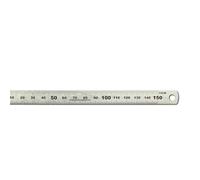 hedue® Règle en acier B101 - Reglet metallique pour mesurer, tracer et découper, petite regle metal 15 cm