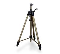 hedue® Trépied à manivelle 173 cm - trépied Laser réglable, trépied Niveau Laser, Pied Laser Professionnel avec Niveau à Bulle intégré, Adaptateur 1/4" et Housse de Transport Inclus