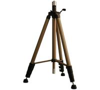 Hedue® Trépied à manivelle 286 cm - Trépied réglable en hauteur pour laser, trépied laser pour lasers lignes croisées et lasers rotatifs avec course de manivelle, arrêt d'écartement & serrage rapide