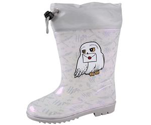 Hedwig Bottes de pluie enfant avec bord-côte, gris holo 29/30 EU