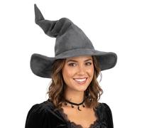 HEDYX Chapeaux de sorcière et de sorcier pour adultes - Accessoires de déguisement pointus pour Halloween, le carnaval et les soirées cosplay