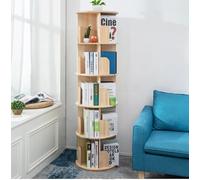 Heehee Bibliothèque rotative à 360° sur Pied pour Enfants et Adultes (5 Niveaux)
