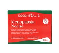 HEEL ESSENTIALIS MENOPAUSIA NOCHE 30 comp. - convient à ceux qui souhaitent agir durablement sur leur bien-être, complément alimentaire sous forme de comprimés, boîte de 30 comprimés et associe foncti