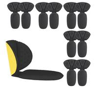 Heel Grips Women Shoes - 5 Pairs Breathable Soft, Anti Slip Cushion Pads for Heel Protection and Shoe Size Adjustment Comfortable Foam Liner Inserts for Preventing Slipping and Blisters 5.43*3.267 in