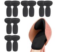 Heel Insert Protector Cushions, Anti Slip Shoe Heels Grips with Soft Comfort Padding, 5.71x3.39 inches Shoe Insoles Heels Liner Support, Heel Pads for Wedding Outdoor Party Dancing