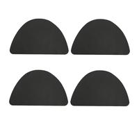 Heel Pads for Shoes, Self-Adhesive Pu Heel Cushions, Comfortable Wear-Resistant Shoe Pads for Women, Men, and Kids, 4pcs Set, Crafted from Long-Lasting Material, 4.52x2.59in