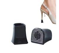 Heel Stoppers Non-Slip - Replacement Caps, High Heels Protectors Noise Reducing Pin Tip Covers | Ideal Suitable for Pumps Stilettos Sandals Shoes Party Wedding Office Daily Wear Maintenance Protection