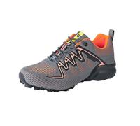 HeelVirtuosa Chaussures de Course Outdoor for Homme avec Semelle crantée, Mesh Respirant et Maintien renforcé de la Cheville(Gray,44 EU)