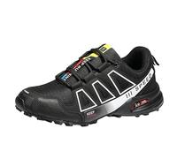 HeelVirtuosa Chaussures de Trail for Homme, laçage Rapide, Mesh Respirant, Baskets antidérapantes for Sports Outdoor(Black,39 EU)