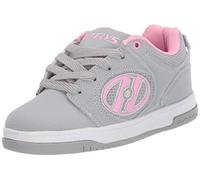 Heelys Girls' Voyager Tennis Shoe Grey/Light Pink 5 M US Big Kid