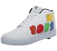Heelys Homme Racer Mid Chaussure à Talon, Blanc, Noir, Jaune, 42 EU