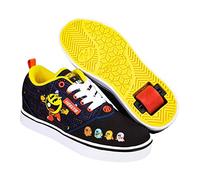 Heelys Pac-Man Pro 20 Patins à roulettes Unisexes pour Enfant, Noir, Jaune, Rouge, 32 EU