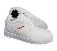 Heelys Reebok BB4500 Low Chaussures Avec à Roulettes Basket Blanc Neuf