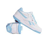 Heelys Reebok Club C Chaussures à talon à roulettes Unisexe Adulte, Blanc/bleu clair, 40/41 EU