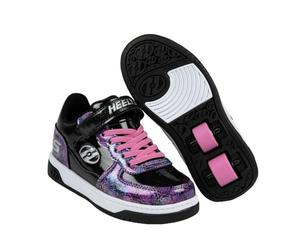 Heelys Rezerve X2 PU Chaussures pour fille, noir/rose, 30 EU