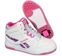 Heelys X Reebok BB4500 Mi Chaussures Avec à Roulettes Basket Rose Neuf