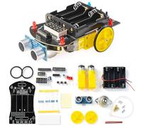 Heemol Kit d'évitement d'obstacles électronique à ultrasons pour voiture, avec programmation d'affichage LED pour le soudage