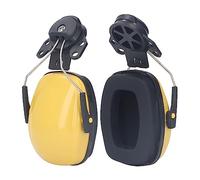 HEEPDD 1 Paire de Casques de sécurité, Casque Rigide en PVC avec Casque Antibruit à Réduction de Bruit pour les Travailleurs de la Construction et de la Fabrication