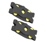 HEEPDD 1 Paire de Couvre-Chaussures Antidérapants, avec 5 Dents en Acier, Parfait pour Une Utilisation en Extérieur et la stabilité sur la Glace pour Les Enfants et Les Personnes âgées