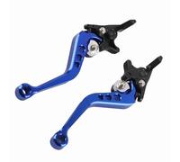 HEEPDD 1 Paire de Leviers de Frein en Aluminium CNC pour Motos et Scooters avec Conception d'alésage de Pivot de Précision des Performances Stables et une sécurité Améliorée, Idéal pour les (BLUE)