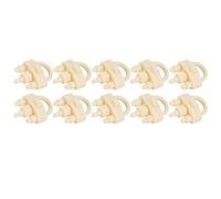 HEEPDD 10 Pièces Interrupteur d'abreuvement de Poulet, Vanne d'abreuvement Automatique en Plastique en Forme de U pour équipement de Ferme Avicole, Convient à l'abreuvoir Plasson 3,1x2,4x1,8