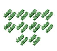 HEEPDD 10 Sets PCB Circuit Board Bracket Stand Carrier pour Montage en Rail DIN C45, et Facile à Installer, adapté au Montage en Rail DIN C45, et Facile à Installer, adapté à l'électronique