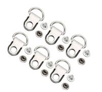 HEEPDD 100 Ensembles de Crochets à Lacets de Bottes, Attaches à Lacets en Laiton pour Chaussures et Sacs, Idéaux pour les Projets de Bricolage avec Taille 9 Mm X 14 Mm