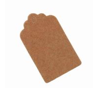 HEEPDD 100pcs Kraft Paper Tags, 1,97x1.18in Kraft Paper Tags Vierges Bijoux Craft Étiquettes pour le Mariage Jour de Noël Thanksgiving Handmade