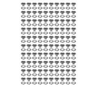 HEEPDD 100pcs Renque-rondelle, Installation Facile des œillets en Métal Durable et des Rondelles pour Bricolage de Réparation de Bricolage Tissu Chaussures en Cuir Rideaux Chapeaux (GRAY)