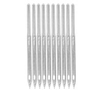 HEEPDD 10pcs à Coudre à Aiguille, Ensemble à Aiguille de Machine à Broder en Acier, Longueur de 5 Cm, Tige d' de 2 Mm, pour les Machines d'étanchéité de la Série Flyingman 9 Nan (GK9 * 200)
