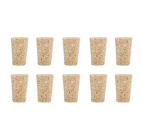 HEEPDD 10pcs Bouchons Coniques en Liège, 2 Tailles Bouteille de Bière en Bois Artisanat avec une Bonne (20 * 15 * 35 pour les bouteilles de bière)