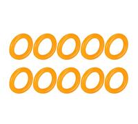 HEEPDD 10pcs Machine à Coudre Bobin Bobin, Rouge de Frottement d'anneau de Pneu en Caoutchouc pour la Machine à Coudre à Pied à l'ancienne Nan (Diamètre extérieur 3,7 cm)