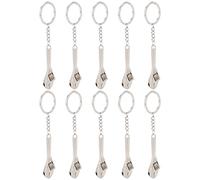 HEEPDD 10pcs Mini Outil de clé à clé, Ti en Alliage Keychains Keychains Metal Spanner Keyring Spanner Pendent pour les Sacs de Accessoires de Bricolage