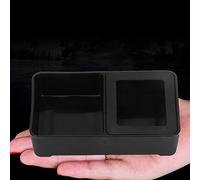 HEEPDD 10pcs Reptile Feeder, Mini Double Plat Farine de Farine de de Noir Reptile Aliments et Bol à Eau Refuge Masquer Le Bain de Bain pour la Tortue Gecko Lizard Crawler Outils de Reproduction,