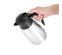 HEEPDD 12V 1000 Ml de Chauffage électrique D'eau D'eau en Acier Inoxydable, Ferme isolé, Idéal pour les Voyages en Route/Aventures en Plein air.
