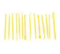 HEEPDD 14 Outils d'argile pour Enfants, Outils de Pâte à Modeler en Plastique pour Enfants, Kit d'Outils de Poterie pour Façonner et Sculpter l'argile, Idéal pour les Projets 'art et 'artisanat