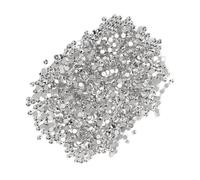 HEEPDD 1440PCS Cristaux Zircon, 1.7-1.8mm Mini Nail Art Diamants Perles Ongles Micro Pixie Perles avec Fond de Polissage Facile à Coller (1#01)