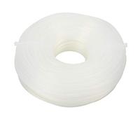 HEEPDD 2,65 Mm X 70m Ligne de -Nylon Blanc, Corde de Tonte Réglable Améliorer l'efficacité Accessoire de Tondeuse à Gazon Pratique pour Le Jardin Horticulture Nan