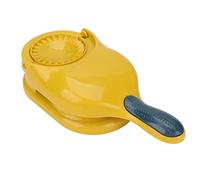HEEPDD 2 en 1 Outil Manuel Facile à Utiliser pour Faire des Masques et une Boule de Pâte Farcis, Idéal pour Cuisiner avec des Amis (YELLOW)