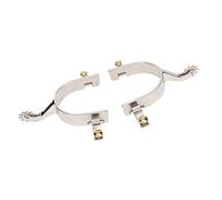 HEEPDD 2 éperons de Cowboy Occidentaux pour Bottes, éperons Portables en Acier Inoxydable pour Bottes de Cowboy, Amateurs d'équitation 2 de Occidentaux pour, Exquis