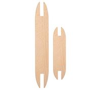 HEEPDD 2 pcs en Bois Navette de Tissage, Navette de Tissage en Bois de hêtre Bricolage Pull écharpe Tapisserie Tissage accessoiresAccessoires pour métier à Tisser