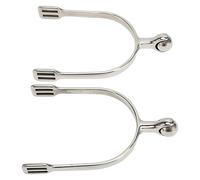 HEEPDD 2 Pièces éperons de Cheval en Acier Inoxydable avec Boule Roulante, Boule d'éperons, équestres pour Femmes Cavalières, Idéaux pour l'entraînement, Le Dressage et Le Travail de Ranch avec