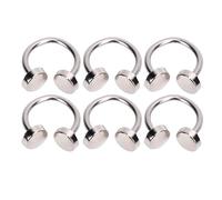 HEEPDD 20pcs en Alliage Zinc C Kit de Rivet à Double Tête en Forme de Rivet à Double Tête, Rivets Décoratifs pour le Cuir, Chapeau, Chaussures