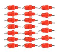 HEEPDD 20pcs Automatique Tétine Abreuvoir Poule Volaille Poulet Canard Poule Distributeur d'eau Le Vis à Vis élevage Alimentation du Bétail Abreuver équipement