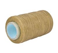 HEEPDD 250 M de Fil pour L'artisanat du Cuir, Fil à Coudre pour le Cuir, ciré Plat 150D pour Projets de Bricolage en avec 6 Options de Couleurs (Couleur d'origine)